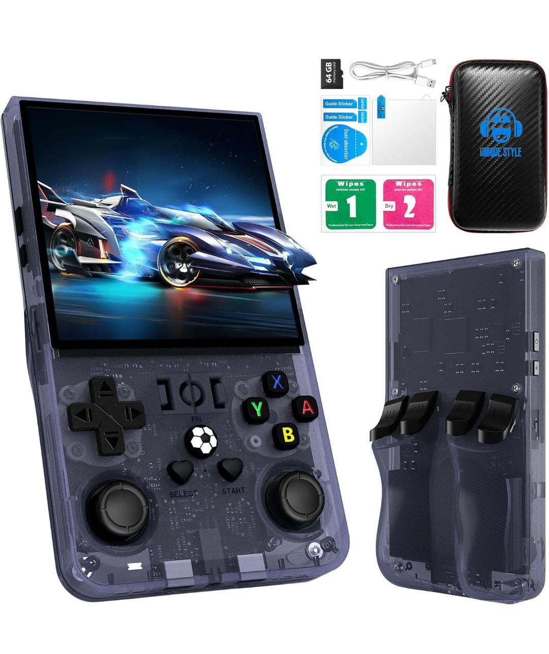 R36 Max Handheld Game Console | 20,000+ Games | Super AMOLED Display