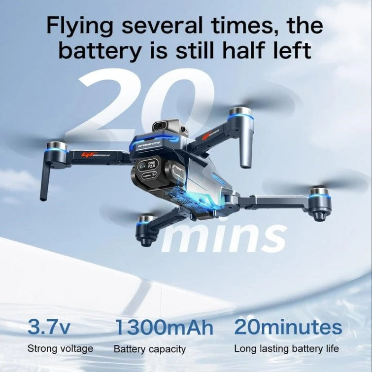 GT8 4K Ultra HD WiFi FPV Drone – Precision Brushless Motors & Extended Flight Battery