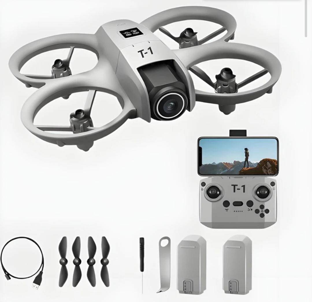 D1 Pro Smart Drone with 1800mAh Battery, 360° Stunts & Remote