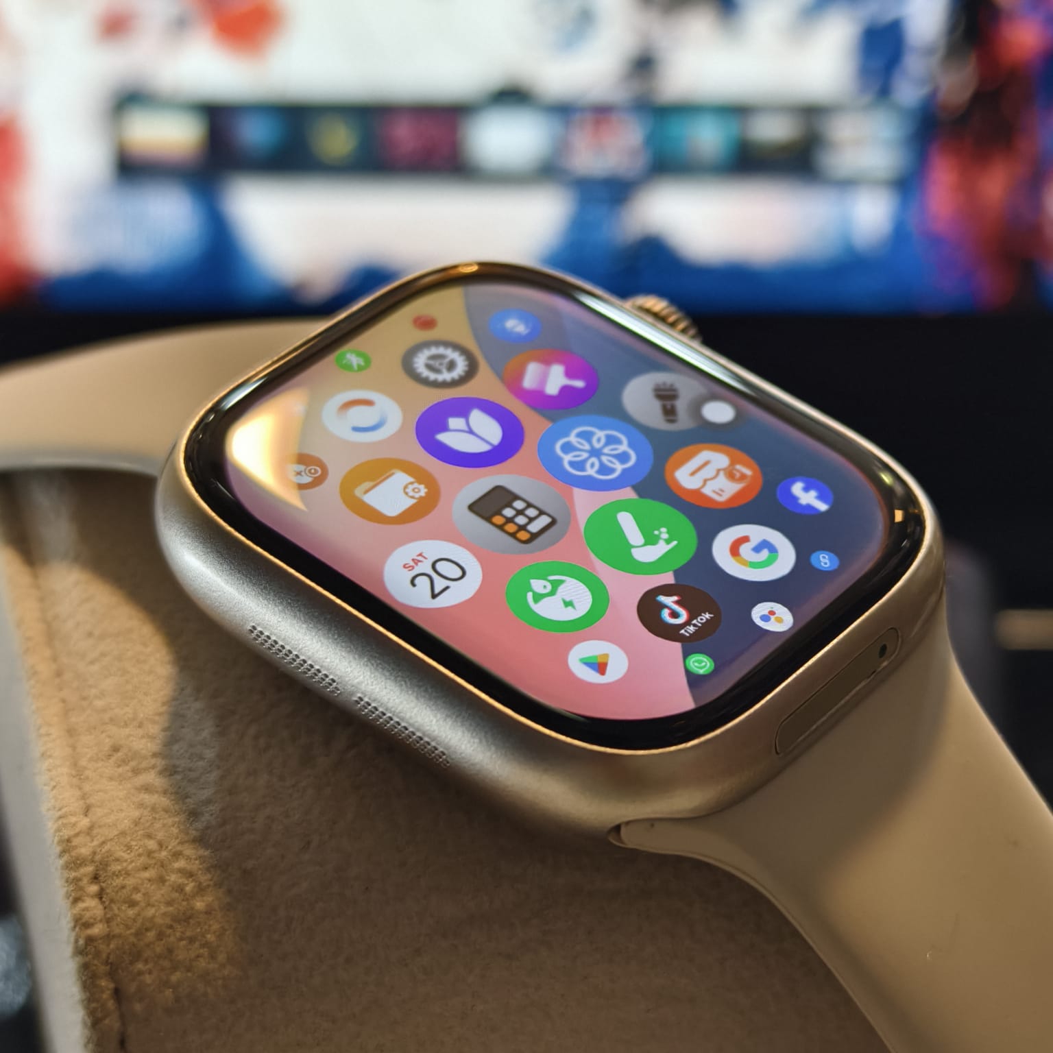 CD 20 Pro MAX / S20 Pro MAX Android Smartwatch | 5G SIM with 8GB RAM + 128 GB Storage | AMOLED Display | Rotating Camera | Fingerprint Unlock & Face Unlock