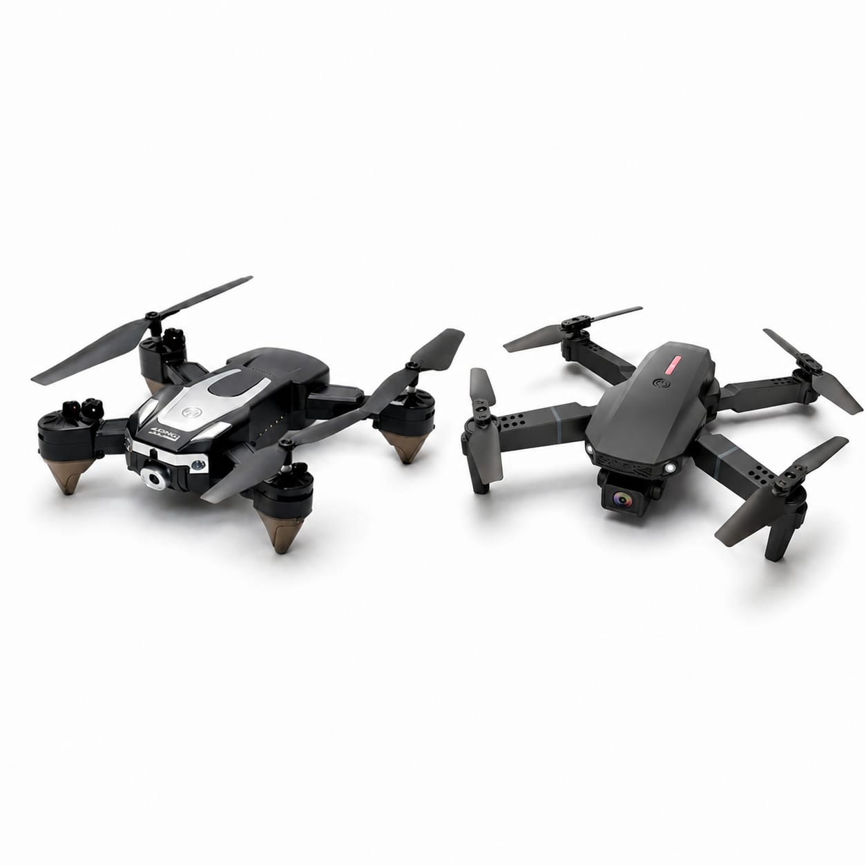 J-2 & E88 Pro Dual Foldable RC Drone Combo with Dual Batteries