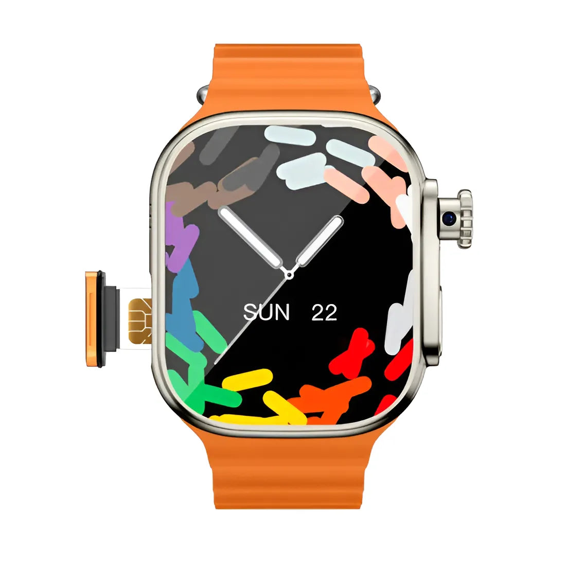 Ws9 Ultra Smartwatch SIM Card WiFi Support with Retractable Rotating C Zone Alpha