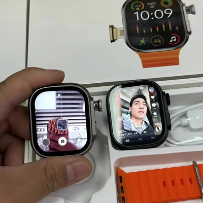 Ws9 Ultra Smartwatch SIM Card WiFi Support with Retractable Rotating Camera Android