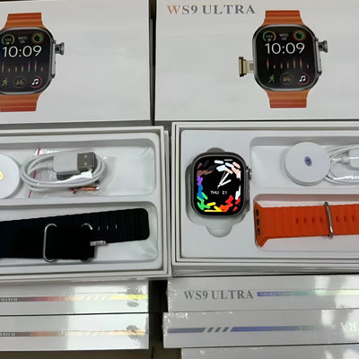 Ws9 Ultra Smartwatch SIM Card WiFi Support with Retractable Rotating Camera Android