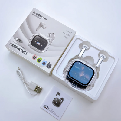 Transparent Air Max | Screen Touch | TWS Speaker