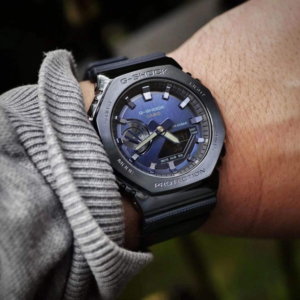 Premium Octa Metal Sport Watch – Blue Edition | The Bold Icon Reimagined