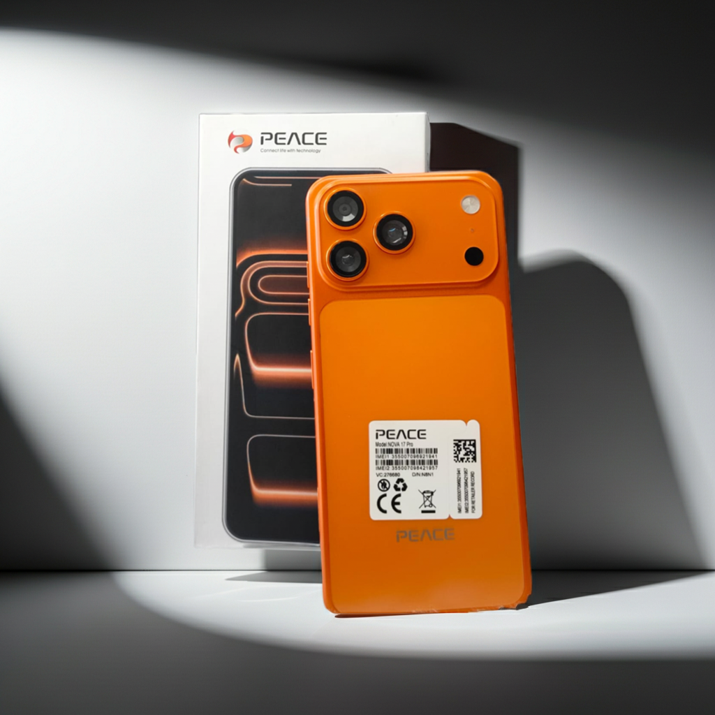 PEACE NOVA 17 Pro Max 5G Smart Phone – 6.56” 120Hz, 20MP Camera with OIS, 4GB RAM +64GB Storage