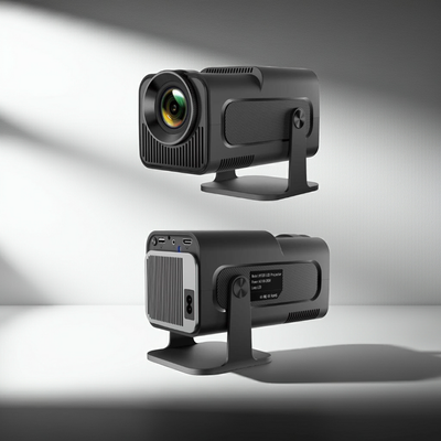 HY320mini Smart Portable Projector –1080P Native, 4K Support, Android 11, Wi-Fi, 3D Ready, 200 ANSI Lumens