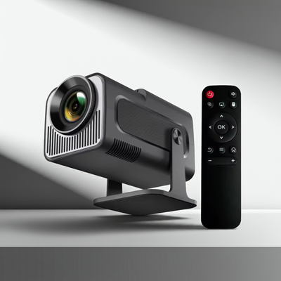 HY320mini Smart Portable Projector –1080P Native, 4K Support, Android 11, Wi-Fi, 3D Ready, 200 ANSI Lumens