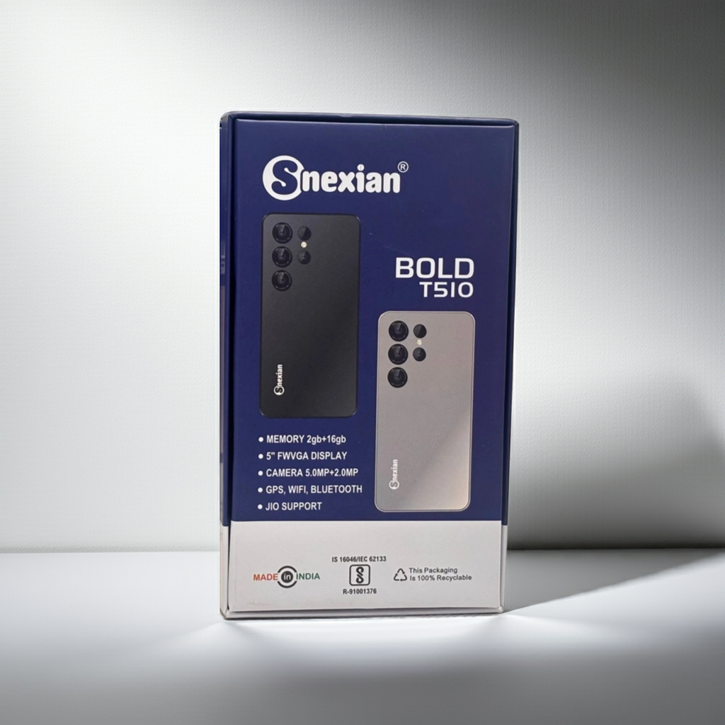 Snexian T510 Android Phone | 5-inch Display, Stylish Design