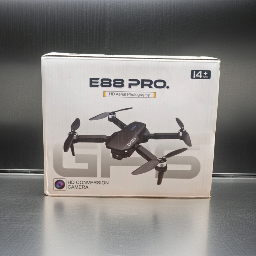 E88 Pro GPS Quadcopter Drone | 4K Camera | WiFi FPV, Headless Mode, One-Key Takeoff & Landing