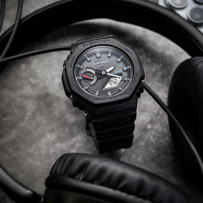 Premium Octa Metal Sport Watch – Black Edition | The Power of Precision