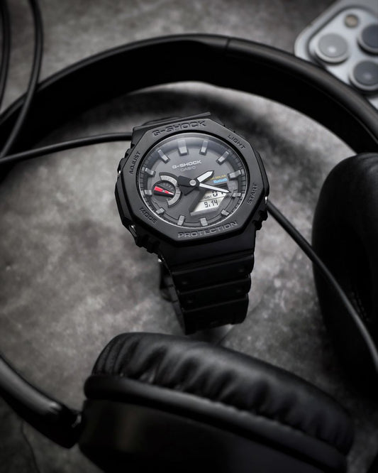 Premium Octa Metal Sport Watch – Black Edition | The Power of Precision