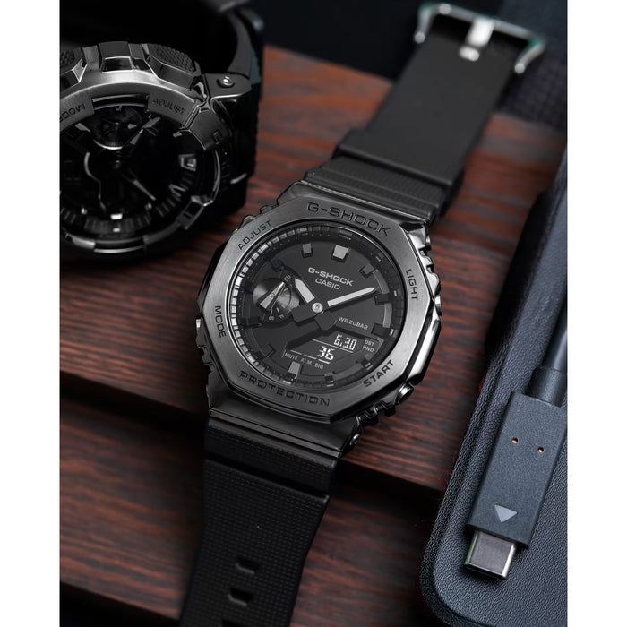 Premium Octa Metal Sport Watch – Black Edition | The Power of Precision