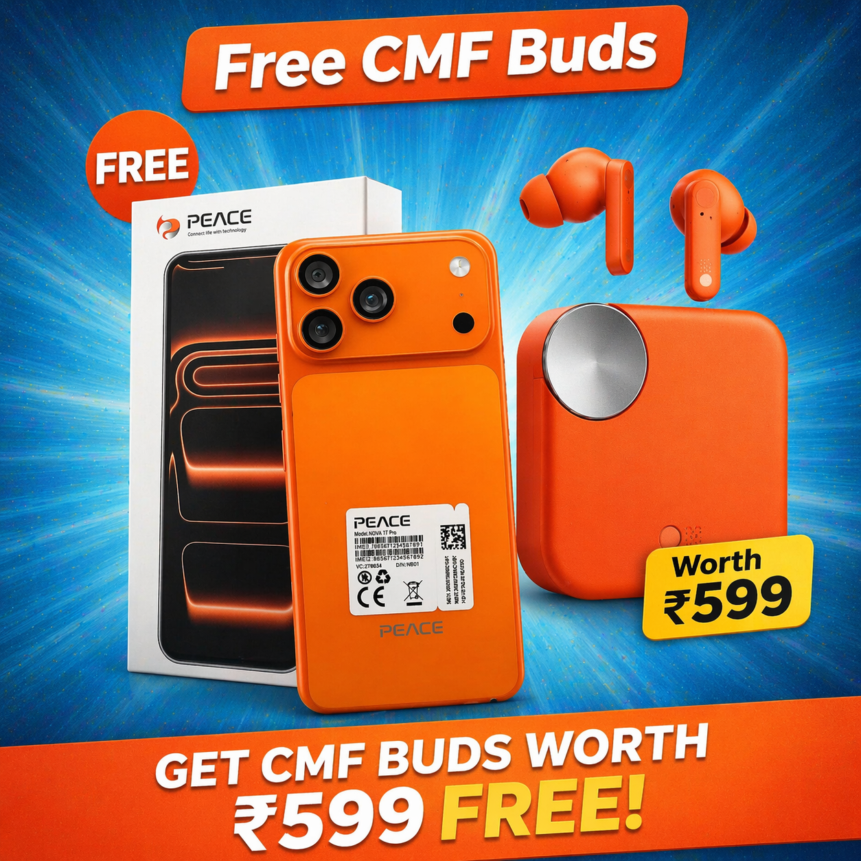 PEACE NOVA 17 Pro Max 5G Smartphone