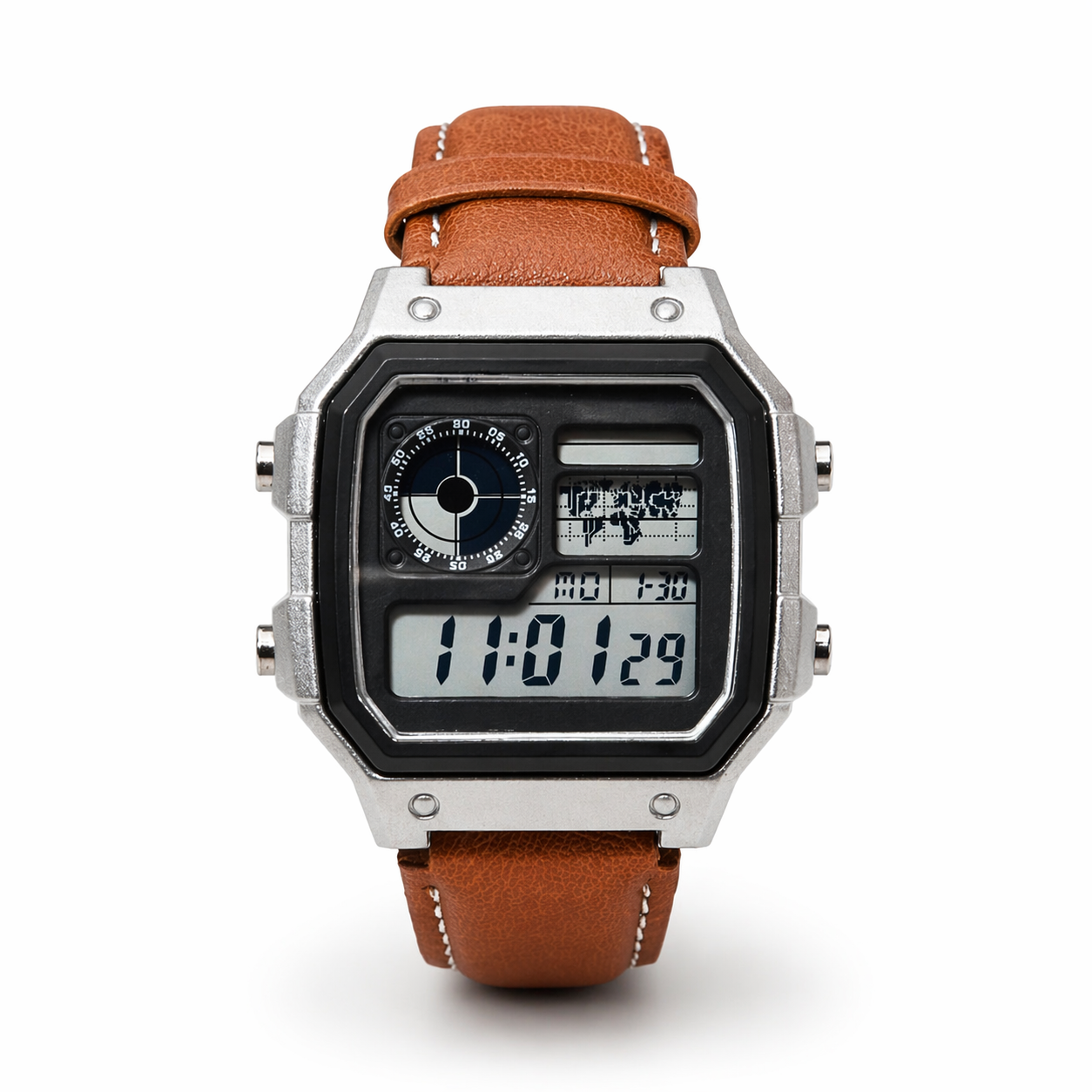 Illuminator World Time Digital Watch