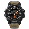 J-sock Men’s Rugged Analog-Digital Sports Watch with Chronograph Dial, Dual Time Display & Mud-Resistant Design
