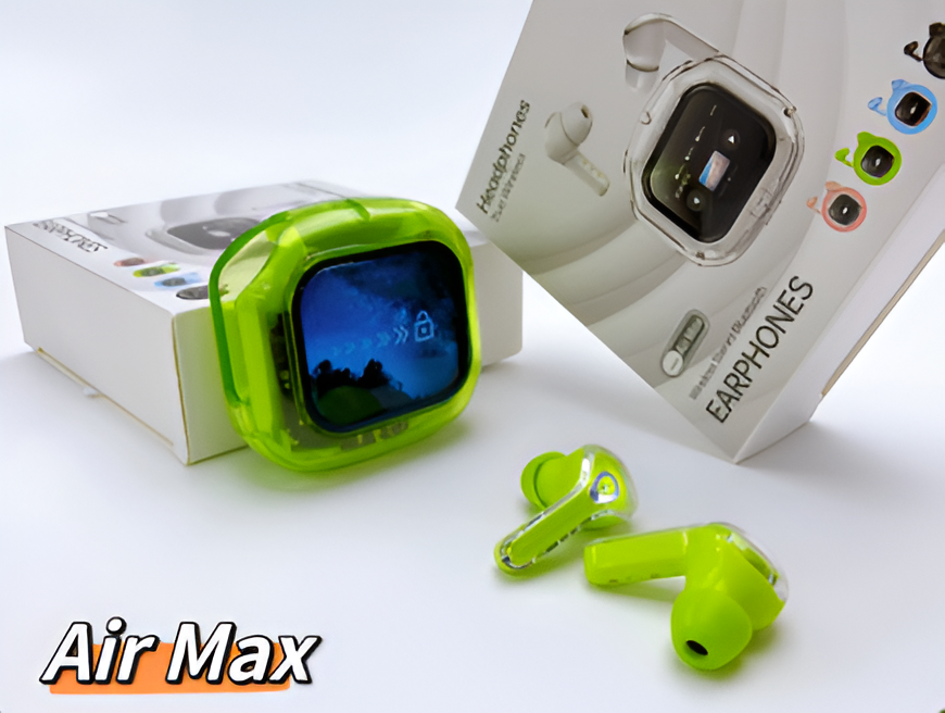 Transparent Air Max | Screen Touch | TWS Speaker