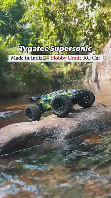 Tyga Tech Super Sonic 4x4 RC Car – Up to 50 MPH Top Speed | Made in India | Lifetime Repair Service & High-Powered Performance