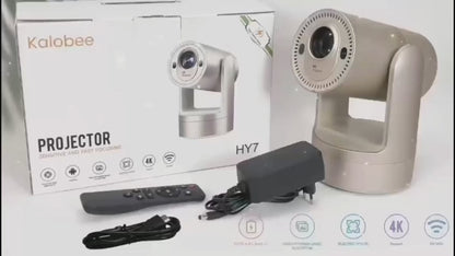 Kalobee HY7 Smart HD Portable Laser Projector | 5200mAh Battery | Up to 4 Hours Playback | Mini Wireless Home Theater