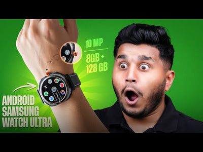 HW S12 Ultra 5G Android Smartwatch – 8GB RAM, 128GB Storage, 12MP 180° Pop-Up Camera, AI with ChatGPT Support