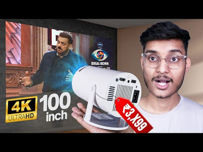 4k Smart Projector | Android 2000 Lumens | 180 Degree Rotational