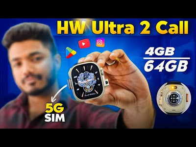 HW ULTRA 2 CALL 5G ANDROID SMARTWATCH  | DUAL CAMERA