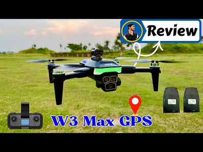 W3 Max Drone with In remote Display & GPS Control