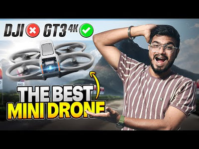 GT3 Smart Drone Dual Camera | Obstacle Avoidance | Foldable FPV Drone for Stunning Aerial Shots