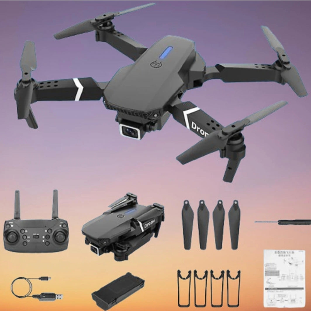 E88 Pro GPS Quadcopter Drone | 4K Camera | WiFi FPV, Headless Mode, One-Key Takeoff & Landing