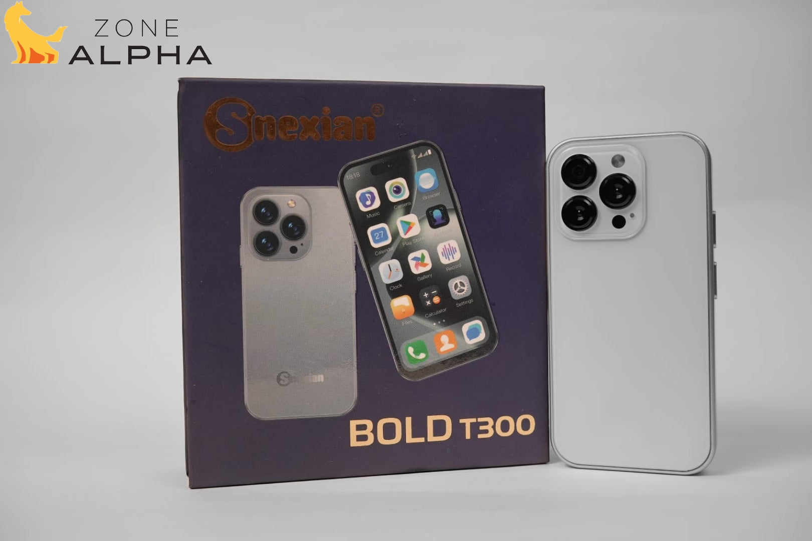 Snexian Bold 300 | 3.0” Display | 2000mAh Battery | Dual SIM Feature Phone