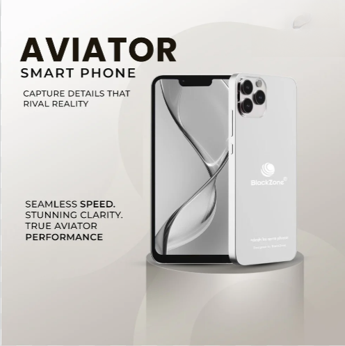 BlackZone Aviator - 12GB RAM, 128GB ROM | 6.3" HD IPS Display | Android 14 | Snapdragon 710 | 20MP Selfie Camera | Dual SIM 4G Smartphone