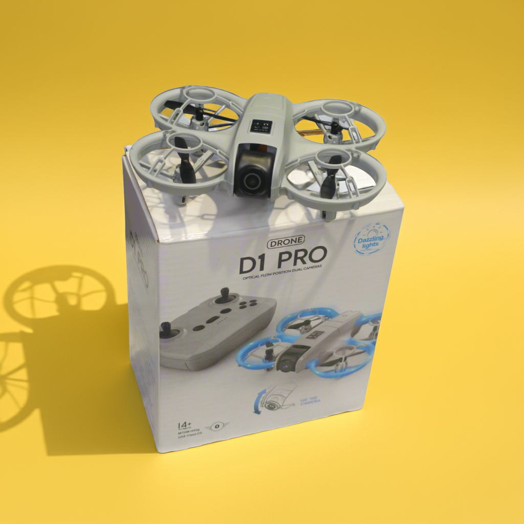 D1 Pro Smart Drone with 1800mAh Battery, 360° Stunts & Remote